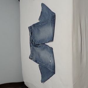 Vintage Men's Levi 514 Jeans | Distressed Blue Stone Washed| Size 34 W 32 L